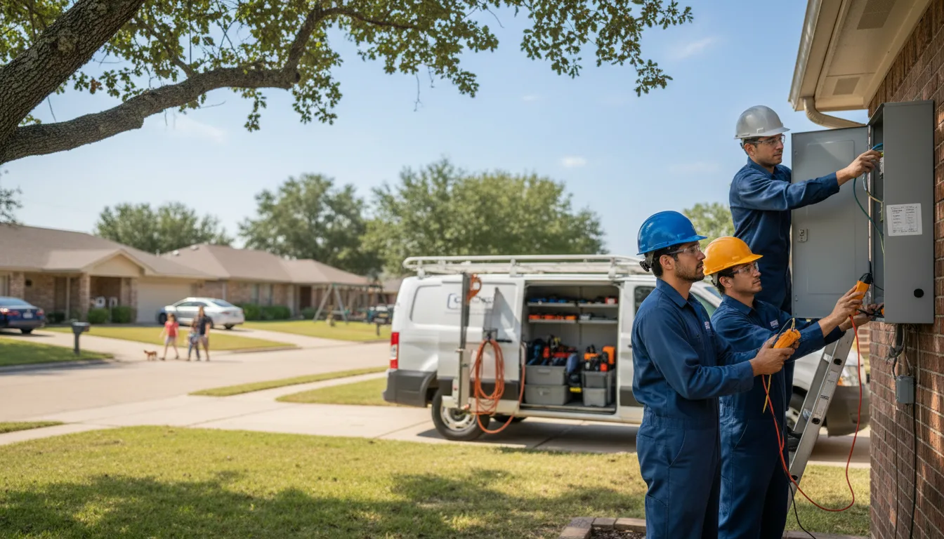 Certified electrician providing emergency electrical services in Crystal, ND